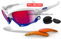 Oakley Jawbone Jawbone Custom Matte White / + Red Iridium Polarized (1669)